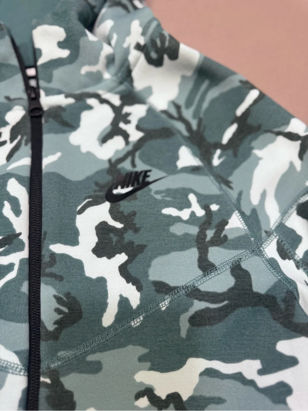 Nike Youth Sportswear Tech Fleece Camo Full-Zip Hoodie